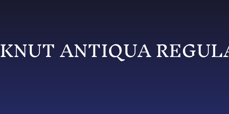 Inknut Antiqua Regular Social Header