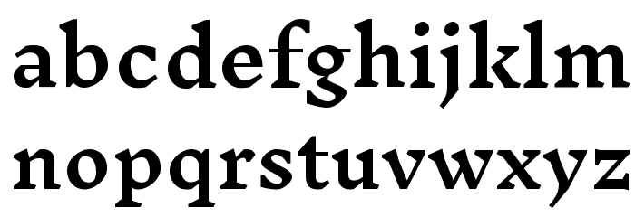 Inknut Antiqua SemiBold フォント 小文字