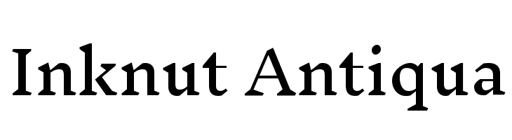 Inknut Antiqua  Descarca Fonturi Gratis