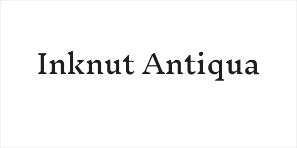 Inknut Antiqua Logo