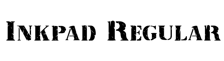 Inkpad Regular  Frei Schriftart Herunterladen