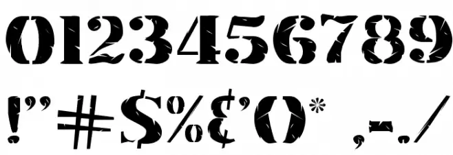 Inkpad Regular Font OTHER CHARS