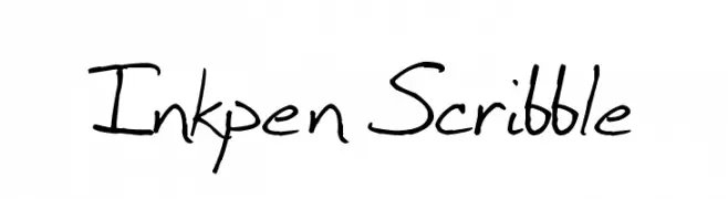 Inkpen Scribble  Fuentes Gratis Descargar