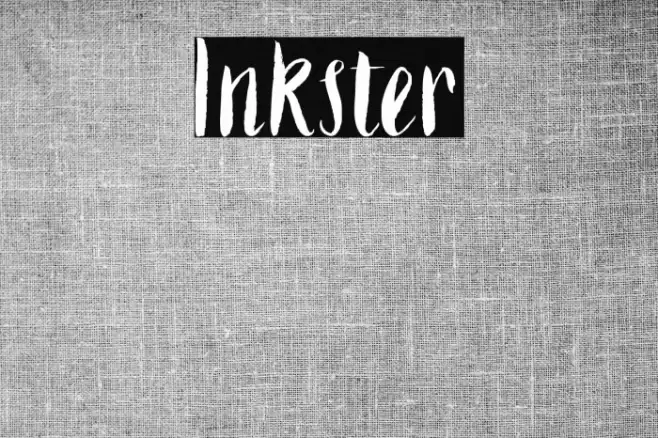 Inkster Font examples