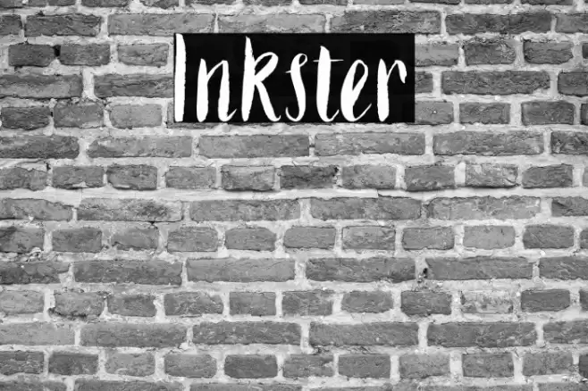 Inkster Font examples