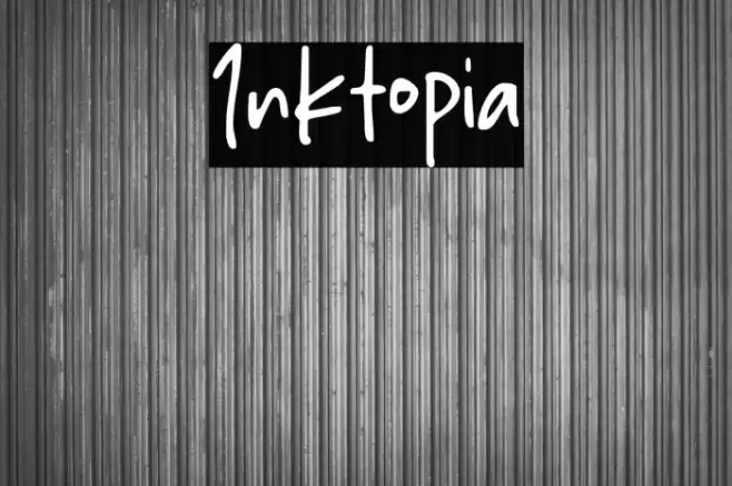 Inktopia Schriftart examples
