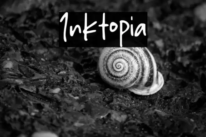 Inktopia Schriftart examples