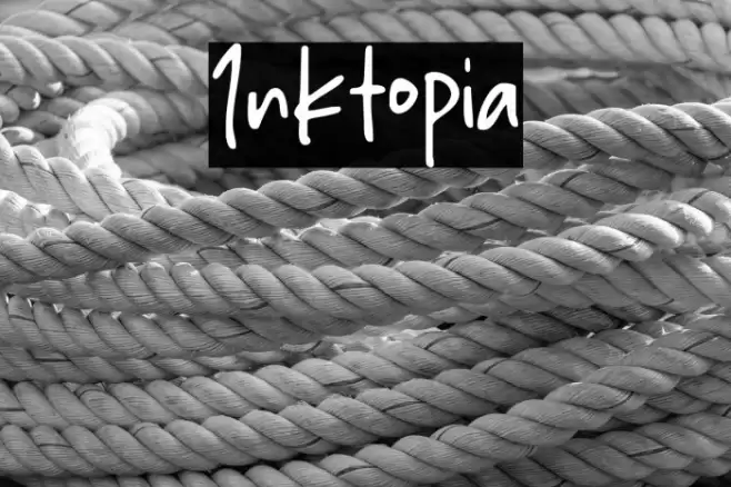 Inktopia Schriftart examples