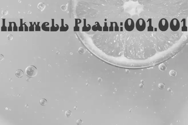 Inkwell [Plain]:001.001 Font examples