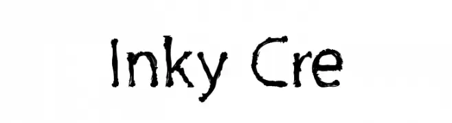 Inky Cre  नि: शुल्क फ़ॉन्ट्स डाउनलोड