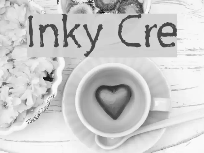 Inky Cre Polices examples
