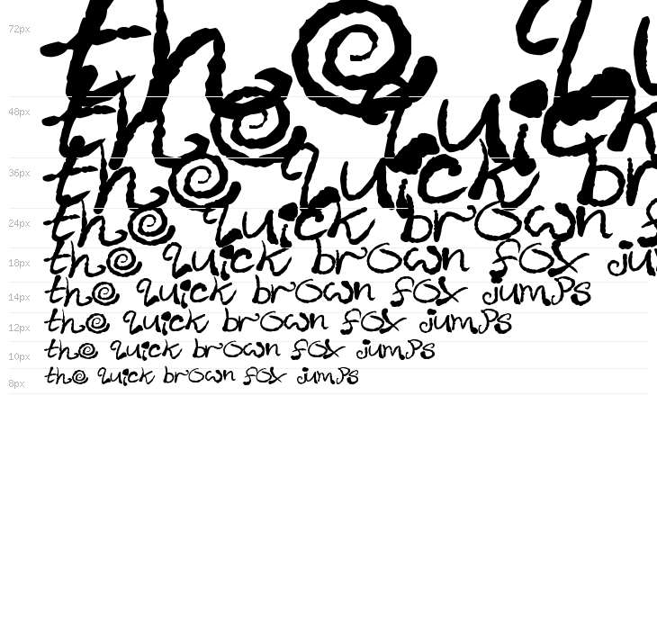 Inky Scrawls Waterfall