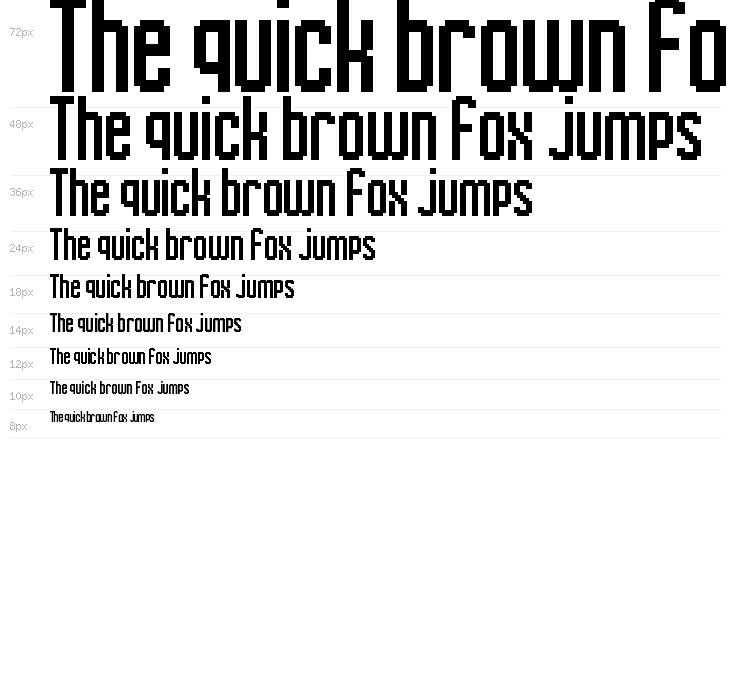 Inky Thin Pixels Waterfall