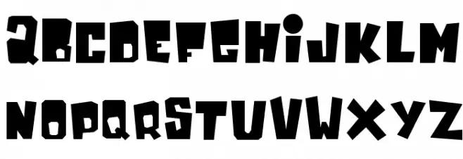 InkyBear Шрифта ВЕРХНИЙ