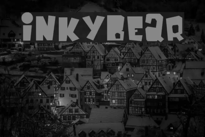 InkyBear Font examples