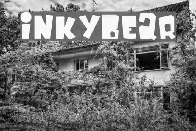 InkyBear Font examples