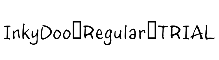 InkyDoo_Regular_TRIAL  Frei Schriftart Herunterladen