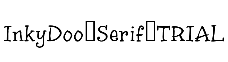InkyDoo_Serif_TRIAL  免费字体下载