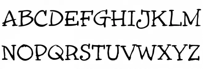InkyDoo_Serif_TRIAL Polices MAJUSCULES