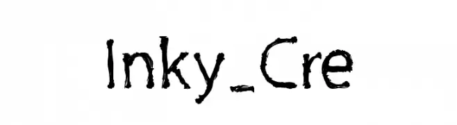 Inky_Cre  Fuentes Gratis Descargar