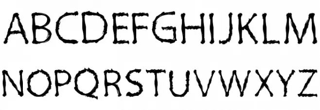 Inky_Cre Polices MAJUSCULES