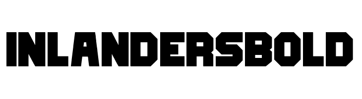 Inlanders Bold  免费字体下载
