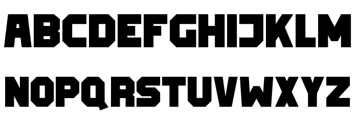 Inlanders Bold Font LOWERCASE