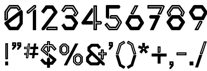 Inline Font OTHER CHARS