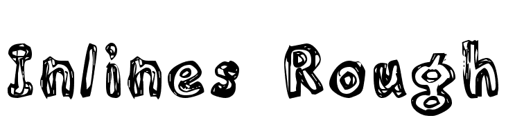 Inlines  Rough  免费字体下载