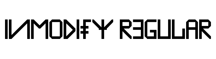 Inmodify Regular  baixar fontes gratis