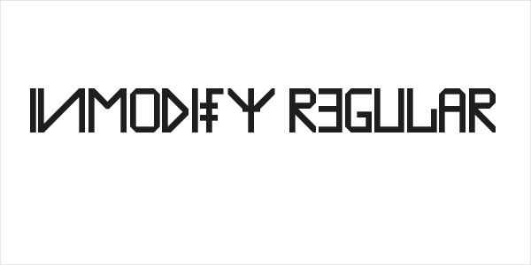 Inmodify Regular Logo
