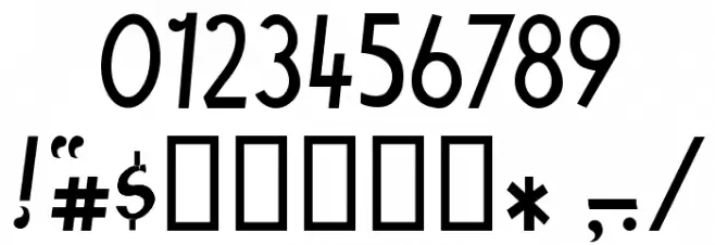 Inn Font OTHER CHARS