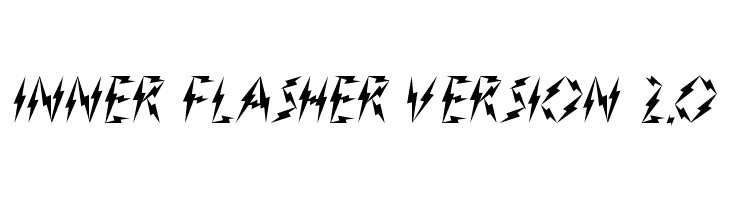 Inner Flasher Version 2.0  Frei Schriftart Herunterladen