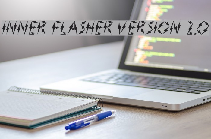 Inner Flasher Version 2.0 Font examples