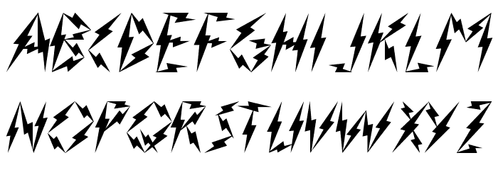 Inner Flasher Version 2.0 Font LOWERCASE