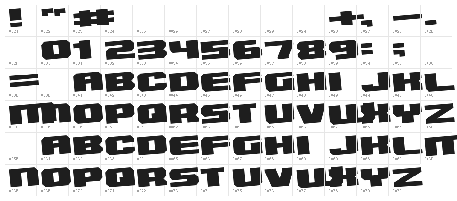 Inner Sanctum Character Map