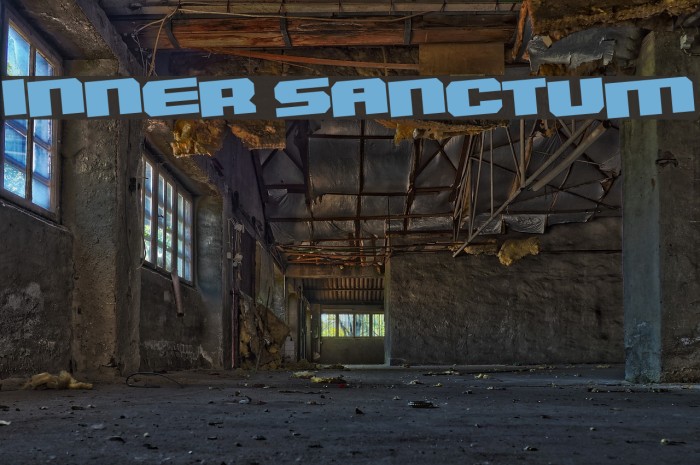 Inner Sanctum Font examples