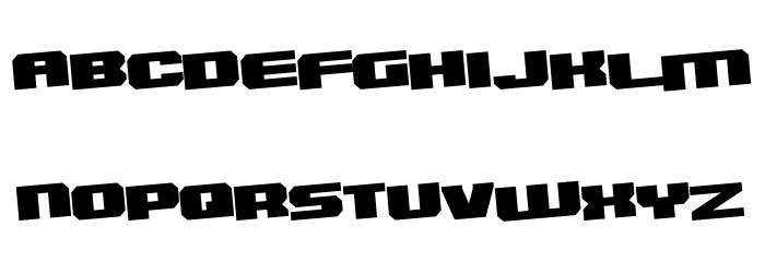 Inner Sanctum Font LOWERCASE