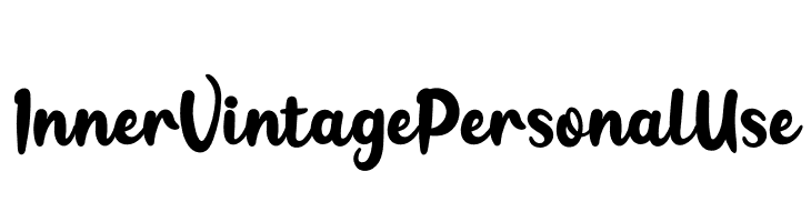 Inner Vintage Personal Use  font caratteri gratis