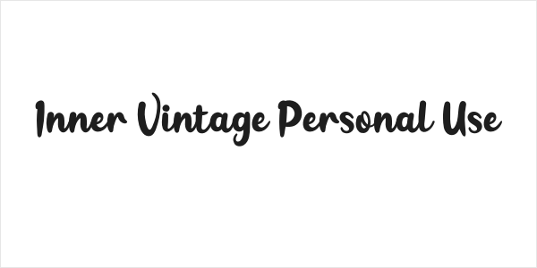 Inner Vintage Personal Use Logo