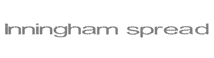 Inningham spread  नि: शुल्क फ़ॉन्ट्स डाउनलोड