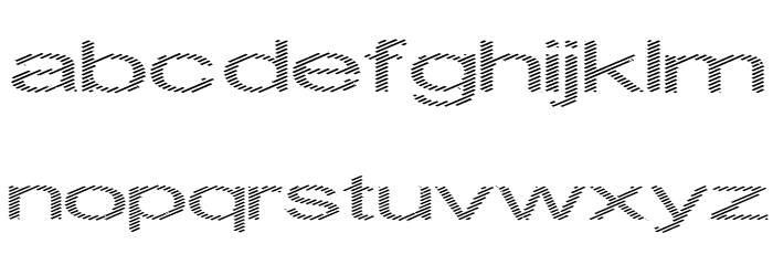 Inningham spread Font LOWERCASE