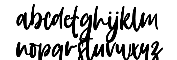 Innocent Girl Font LOWERCASE