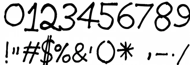 Innocent Font OTHER CHARS