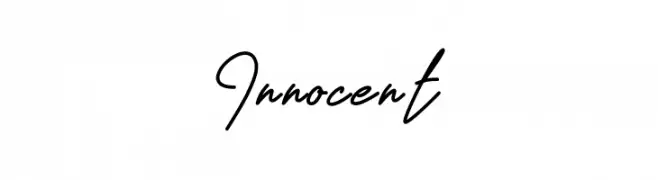 Innocent  フリーフォントのダウンロード