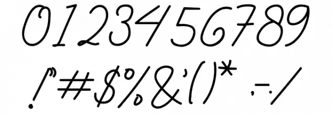 Innocent Font OTHER CHARS