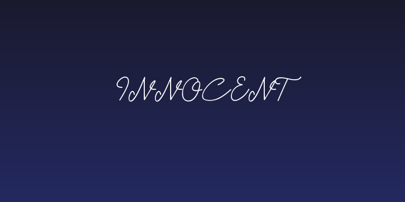 Innocent Social Header