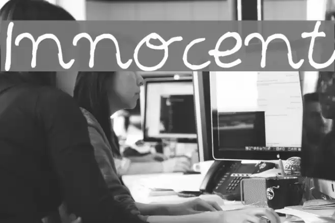 Innocent Font examples