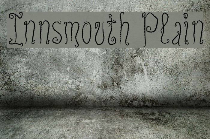 Innsmouth Plain Font examples