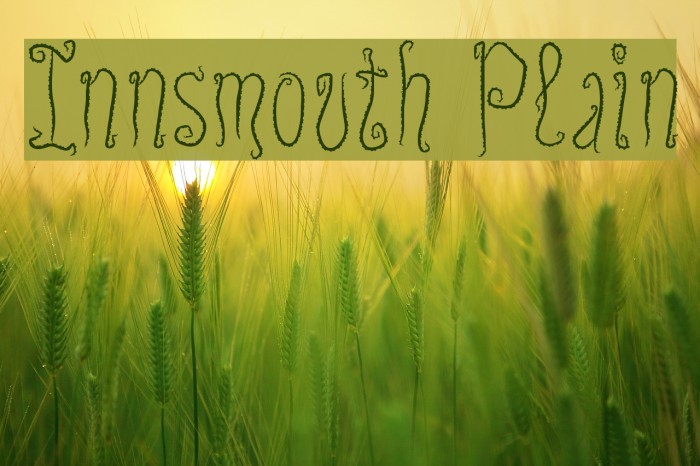 Innsmouth Plain Font examples